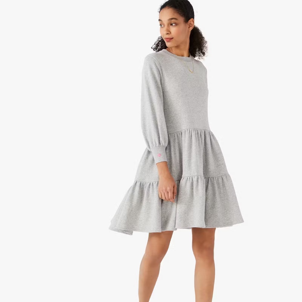 Kate Spade Tiered Sweatshirt Dress size medium